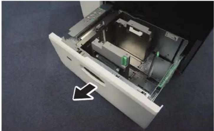 KYOCERA TASKalfa Pro 15000c - Chargement du papier index dans le chargeur de papier (Magasin 5 à 8) - 1