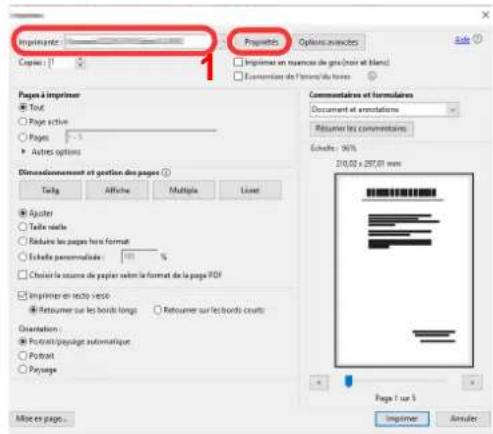 KYOCERA TASKalfa Pro 15000c - Configurer les paramètres. - 1