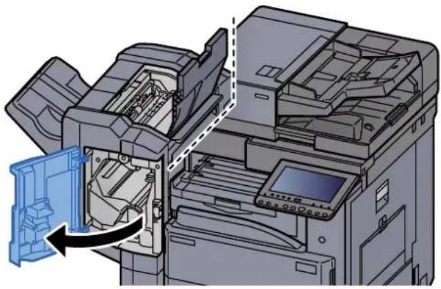 KYOCERA TASKalfa 3212i - Élimination des agrafes coincées dans le module de finition 1000 feuilles - 5