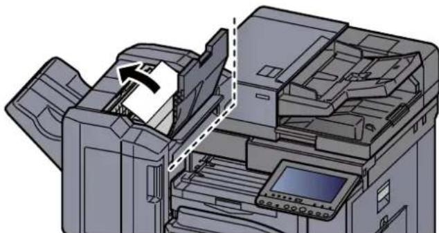 KYOCERA TASKalfa 3212i - Élimination des agrafes coincées dans le module de finition 1000 feuilles - 3