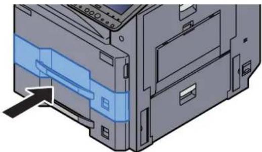 KYOCERA TASKalfa 3212i - Repousser doucement le magasin à l'intérieur. - 1