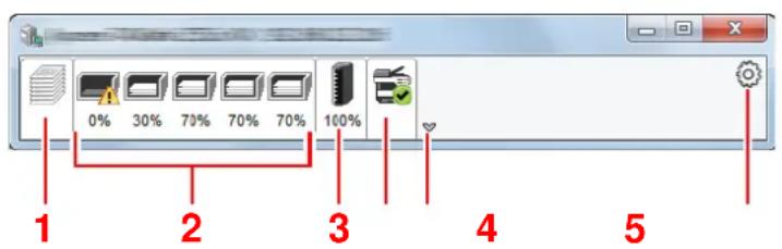 KYOCERA TASKalfa 3212i - Aperçu rapide de l'etat - 1