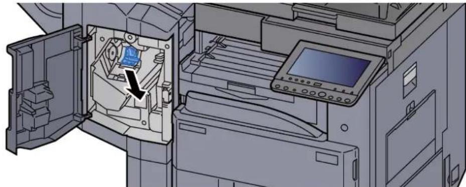 KYOCERA TASKalfa 3212i - Élimination des agrafes coincées dans le module de finition 1000 feuilles - 9