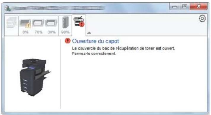 KYOCERA TASKalfa 3212i - Onglet Alerte - 1