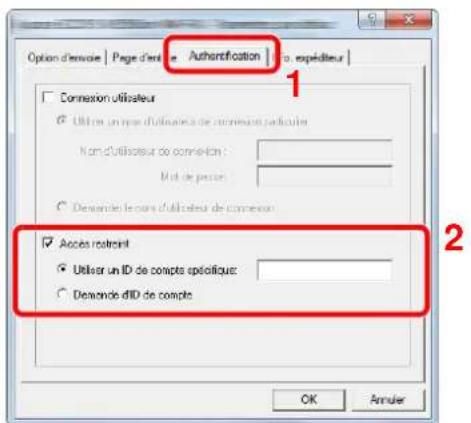 KYOCERA TASKalfa 2553ci - Configurer les paramètres. - 1