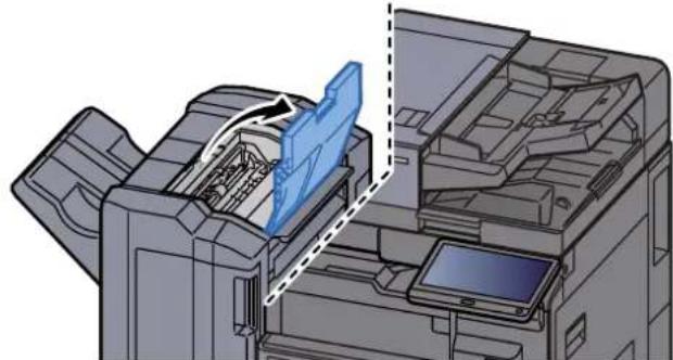 KYOCERA TASKalfa 2553ci - Élimination des agrafes coincées dans le module de finition 1000 feuilles - 1
