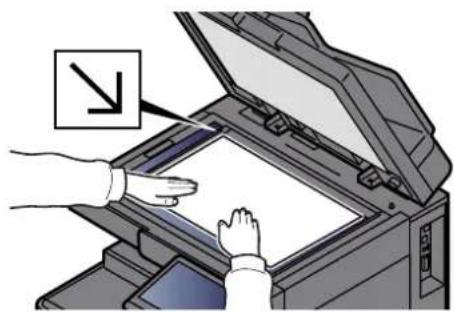 KYOCERA TASKalfa 2553ci - Mettre en place les originaux. - 2