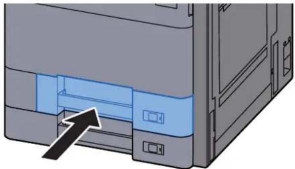 KYOCERA TASKalfa 2553ci - Repousser doucement le magasin à l'intérieur. - 1