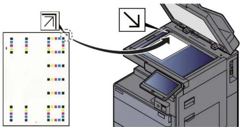 KYOCERA TASKalfa 2553ci - Executer l'enregistrement de la couleur. - 1