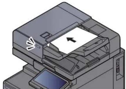 KYOCERA TASKalfa 2553ci - Mettre en place les originaux. - 1