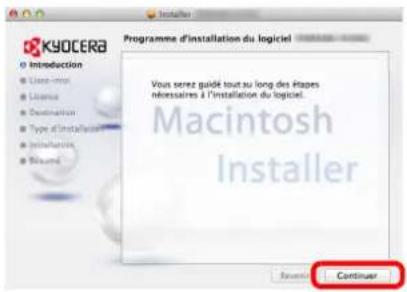 KYOCERA TASKalfa 2553ci - Installer le pilote d'imprimante. - 1
