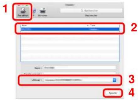 KYOCERA TASKalfa 2553ci - Configurer l'imprimante. - 4