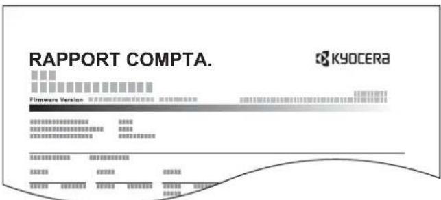 KYOCERA TASKalfa 2553ci - Impr. rapport compteurs - 1