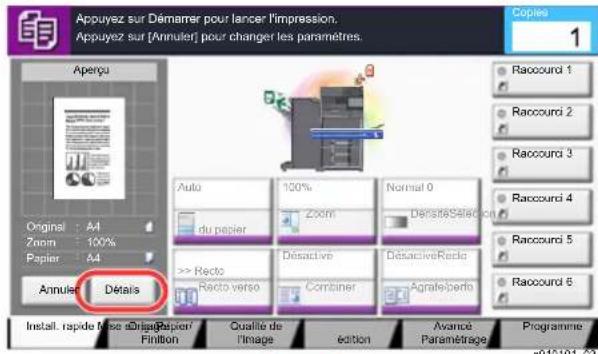 KYOCERA TASKalfa 4012i - Sélectionner [Dêtails]. - 1