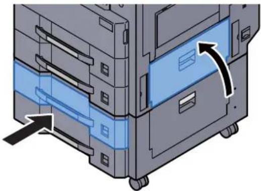 KYOCERA TASKalfa 4012i - Remetre le capot droit 2 et le magasin 3 en place. - 1