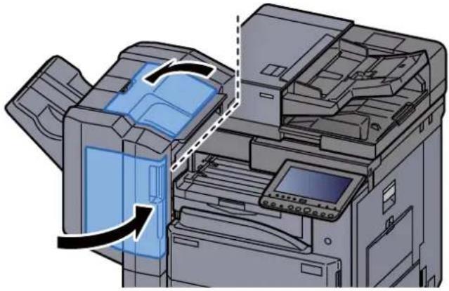 KYOCERA TASKalfa 4012i - Élimination des agrafes coincées dans le module de finition 1000 feuilles - 12