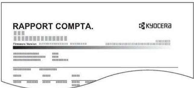 KYOCERA TASKalfa 4012i - Impr. rapport compteurs - 1