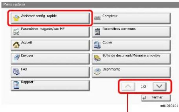 KYOCERA TASKalfa 4012i - Utilisation de l'écran - 1