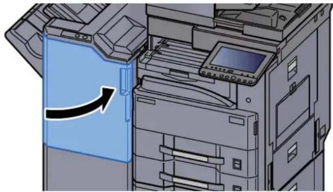 KYOCERA TASKalfa 4012i - Élimination des agrafes coincées dans le module de finition 3000 feuilles - 9