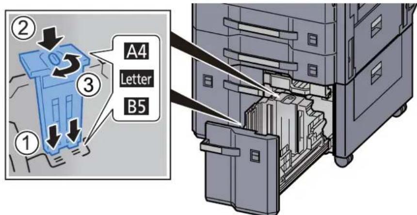KYOCERA TASKalfa 4012i - Régler le format du magasin. - 2
