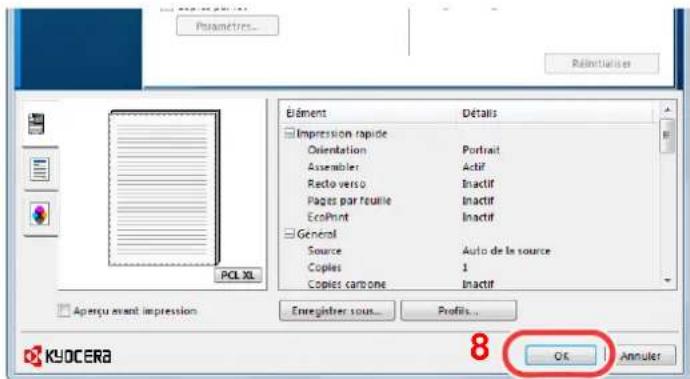KYOCERA TASKalfa 5003i - Enregistrer le format de papier. - 3