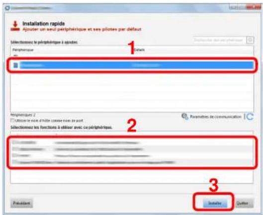 KYOCERA TASKalfa 5003i - Installer le logiciel. - 1