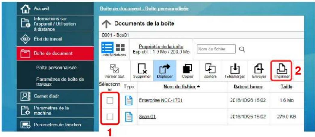 KYOCERA TASKalfa 5003i - Imprimer le document. - 1