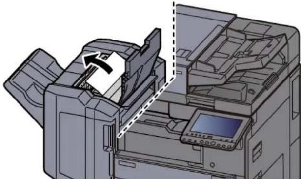 KYOCERA TASKalfa 5002i - Élimination des agrafes coincées dans le module de finition 1000 feuilles - 3