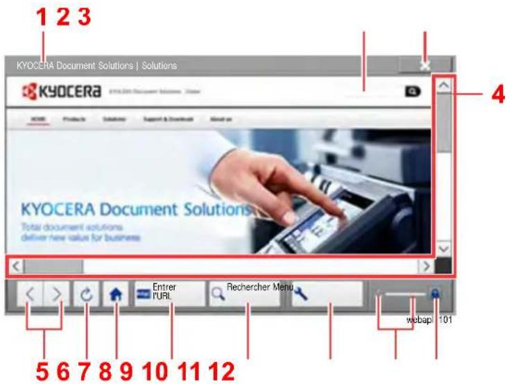 KYOCERA TASKalfa 5002i - Utilisation de l'écran de l'explorateur - 1
