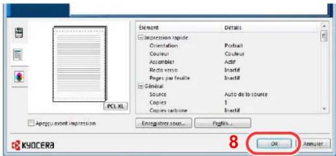 KYOCERA TASKalfa 5002i - Enregistrer le format de papier. - 3