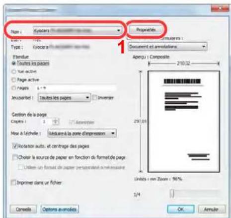 KYOCERA TASKalfa 5002i - Configurer les paramètres. - 1