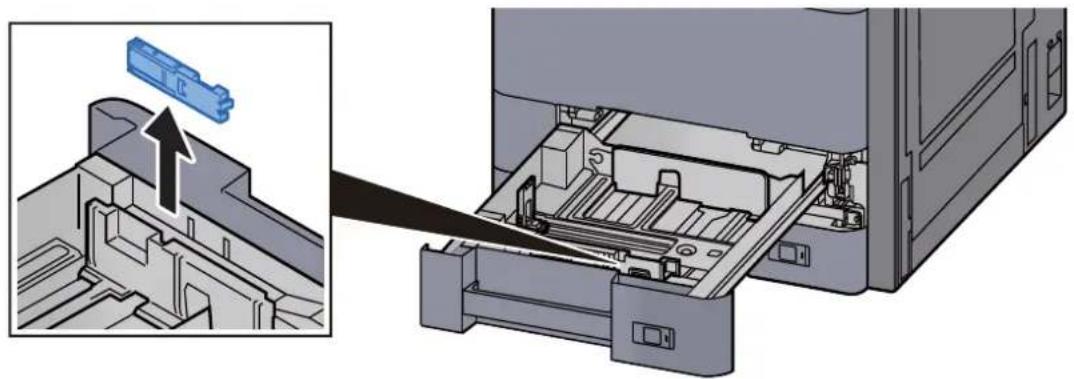 KYOCERA TASKalfa 5002i - Retirer le guide d'alimentation d'enveloppe. - 1