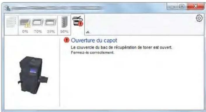 KYOCERA TASKalfa 5002i - Onglet Alerte - 1