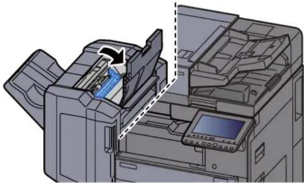 KYOCERA TASKalfa 5002i - Ouvrir le capot supérieur du module de finition. - 4