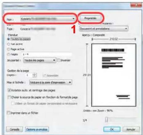 KYOCERA TASKalfa 5002i - Configurer les paramètres. - 1