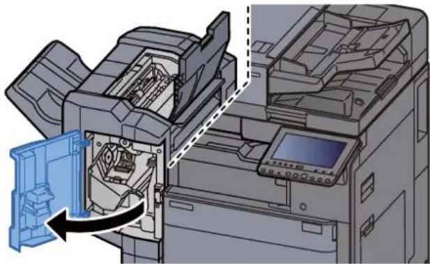 KYOCERA TASKalfa 5002i - Ouvrir le capot supérieur du module de finition. - 5