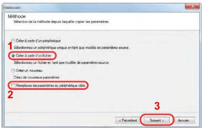 KYOCERA TASKalfa 5002i - Inscription des données du carnet d'adresses sur la machine - 5