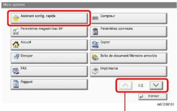 KYOCERA TASKalfa 5002i - Utilisation de l'écran - 1