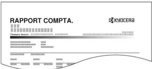 KYOCERA TASKalfa 5002i - Impr. rapport compteurs - 1
