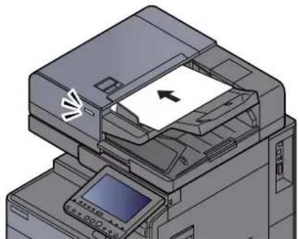 KYOCERA TASKalfa 5002i - Mettre en place les originaux. - 1