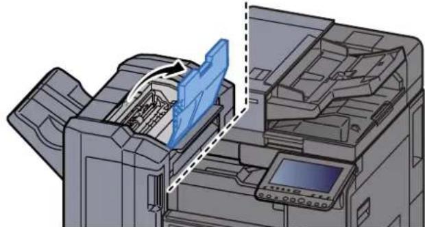KYOCERA TASKalfa 5002i - Élimination des agrafes coincées dans le module de finition 1000 feuilles - 1