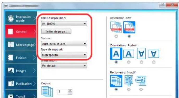 KYOCERA TASKalfa 6003i - Configurer les paramètres. - 2