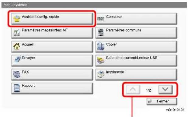 KYOCERA TASKalfa 6003i - Utilisation de l'écran - 1