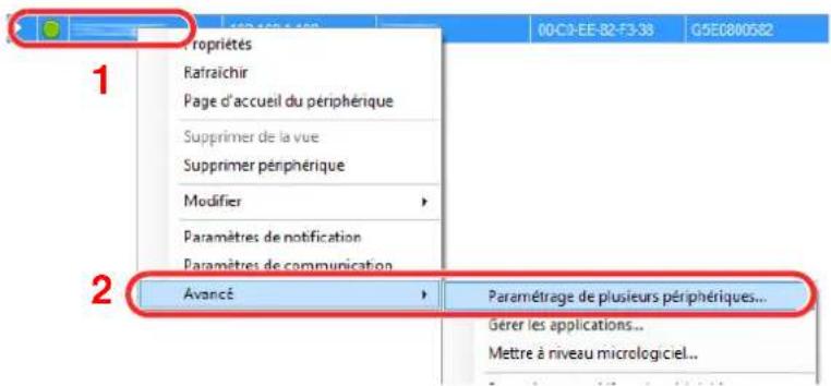 KYOCERA TASKalfa 6003i - Inscription des données du carnet d'adresses sur la machine - 1