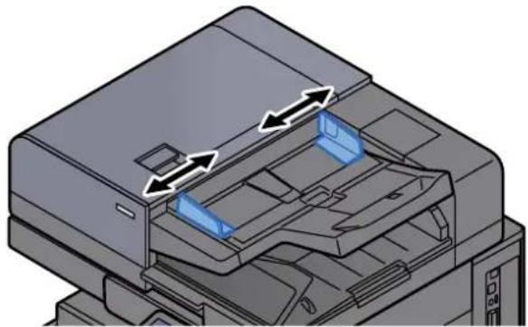 KYOCERA TASKalfa 6003i - Régler les guides de largeur de papier. - 1