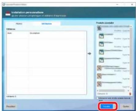 KYOCERA TASKalfa 308ci - Cliquer sur [Installer]. - 1
