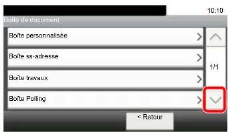 KYOCERA TASKalfa 308ci - Affichage des touches ne pouvant pas être réglées - 3