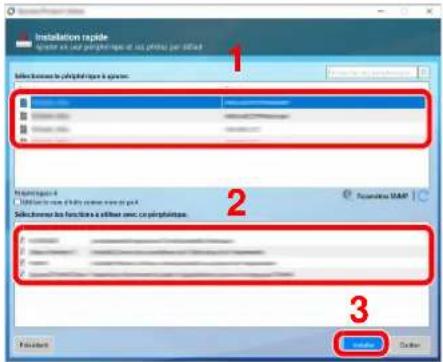 KYOCERA TASKalfa 308ci - Installer le logiciel. - 1