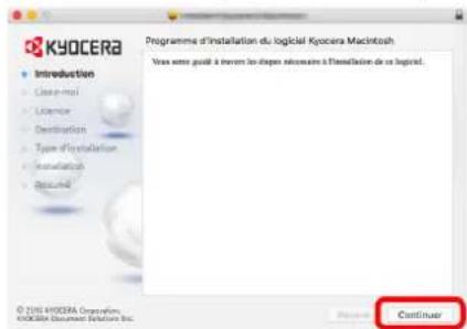 KYOCERA TASKalfa 308ci - Installer le pilote d'imprimante. - 1