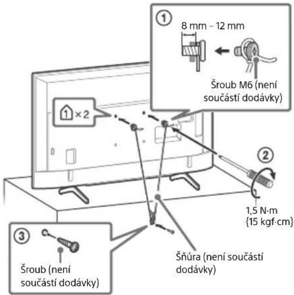 SONY Bravia KD55X7053 - Ochrana prd prevracenim KD-65X70xx - 2